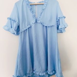baby blue dress
